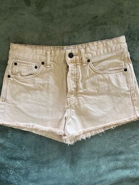 Free People tan/sand cut off shorts